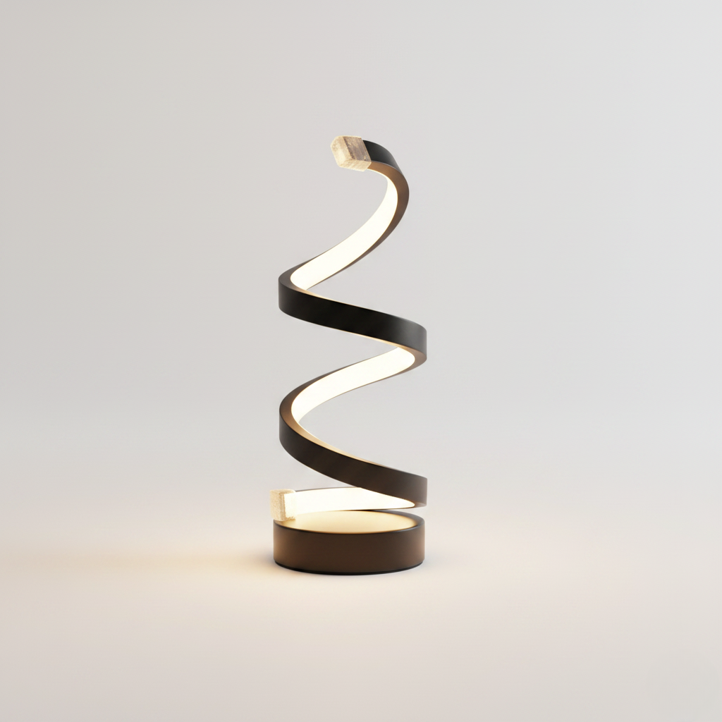 Lampe de Chevet Spirale Design LED