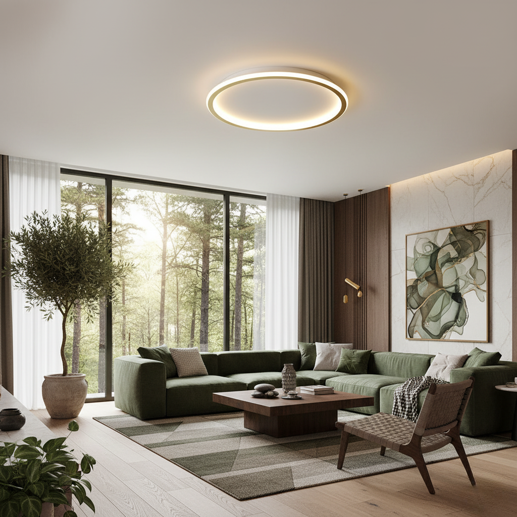 Plafonnier LED Rond Scandinave