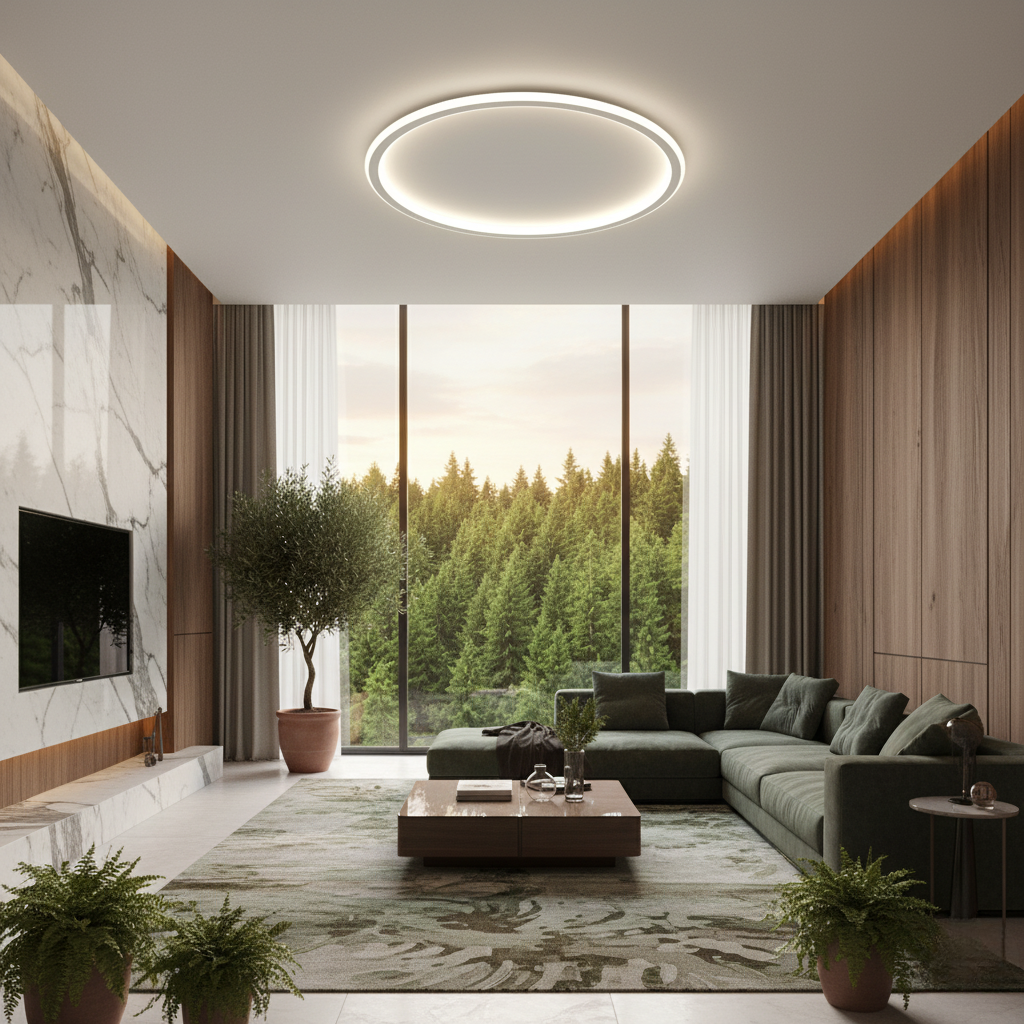 Plafonnier LED Rond Scandinave
