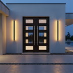 Applique Murale Extérieur LED Étanche Minimaliste Métal Cour