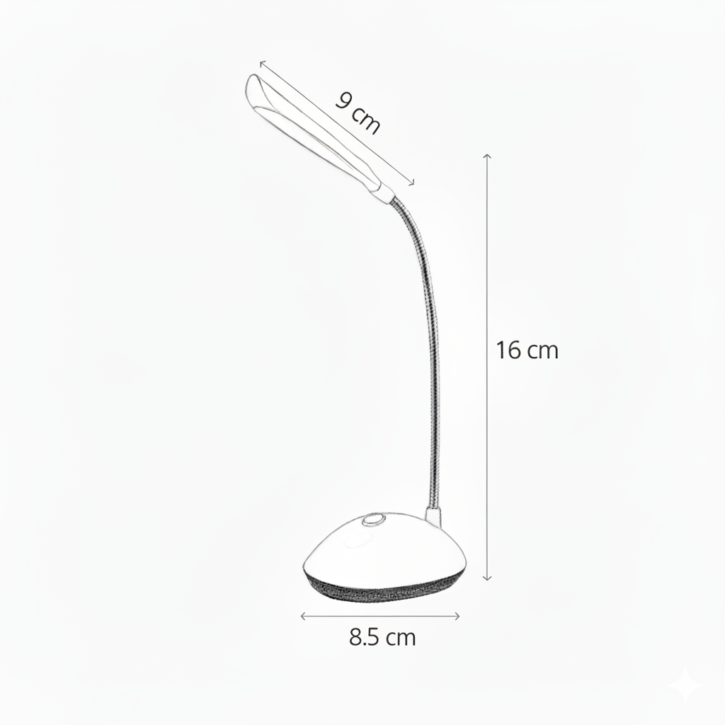 Lampe de Chevet À Piles Sans Fil
