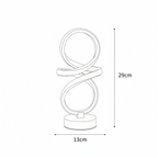 Lampe de Chevet Moderne LED Spirale