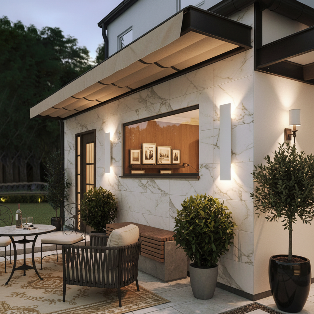 Applique Murale LED en Aluminium Intérieur/Extérieur