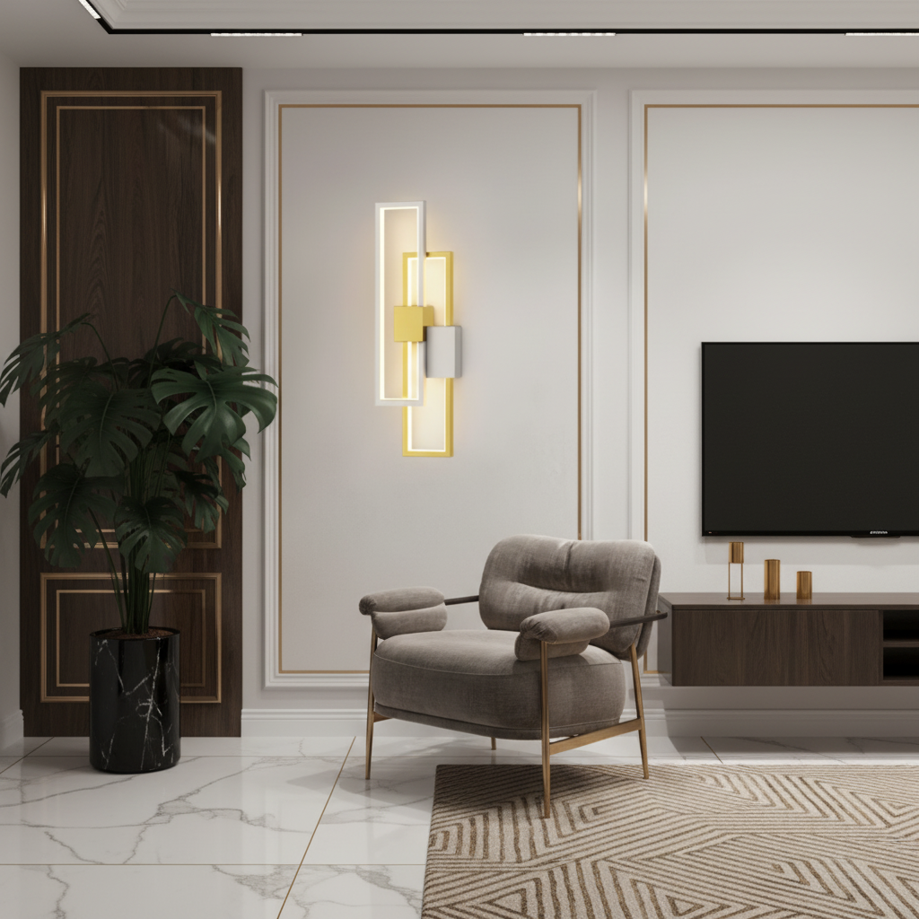 Applique Murale LED Moderne pour Salon