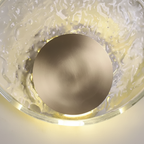 Applique Murale Ronde en Cristal Nordique