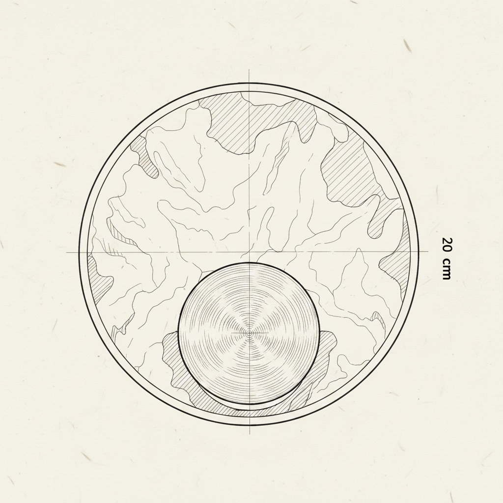 Applique Murale Ronde en Cristal Nordique