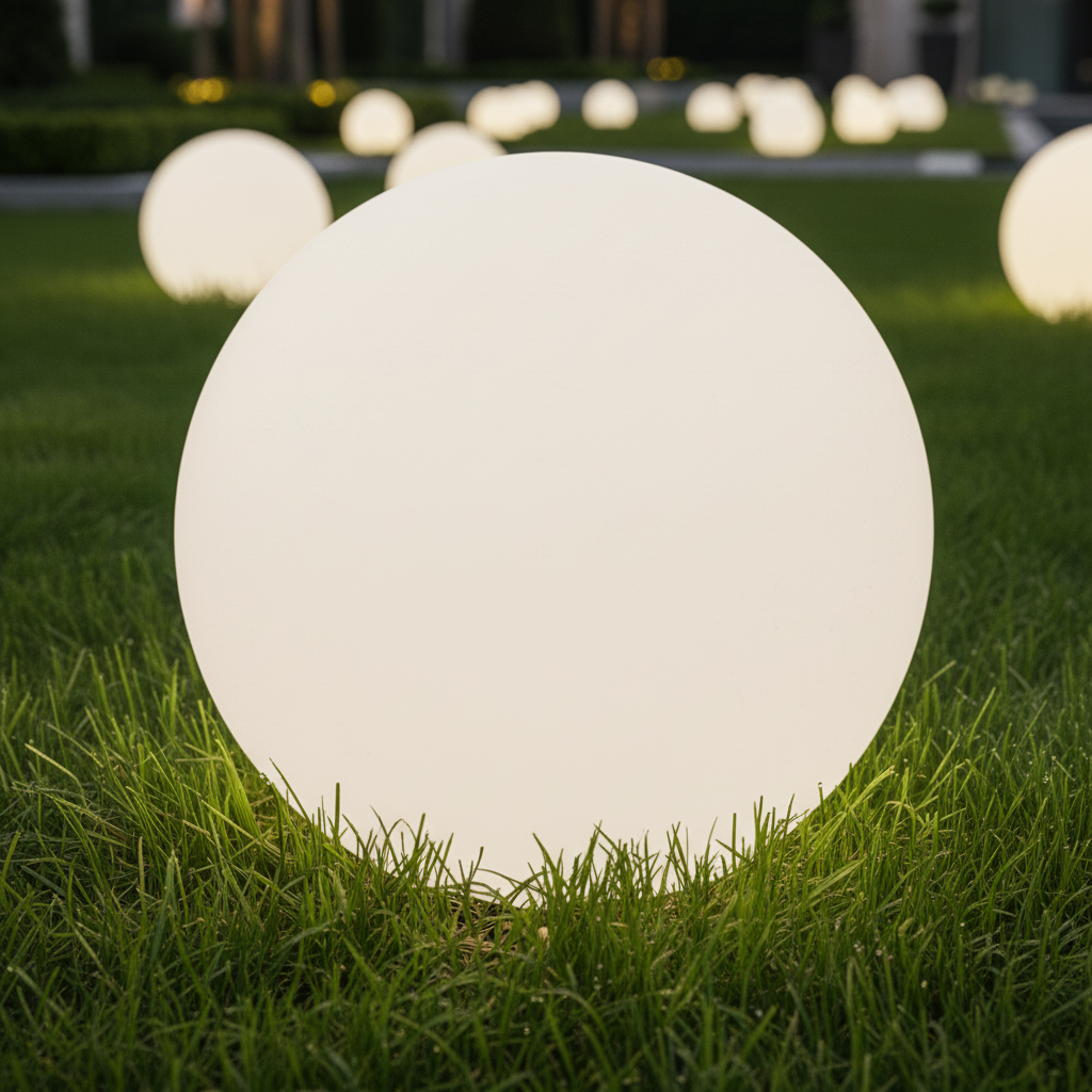 Lampe Boule LED Extérieure Étanche Rechargeable