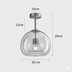 Plafonnier en Verre Design Nordique
