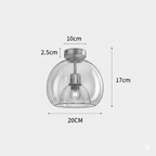 Plafonnier en Verre Design Nordique