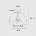 Plafonnier en Verre Design Nordique