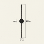 Applique Murale LED Design Noir