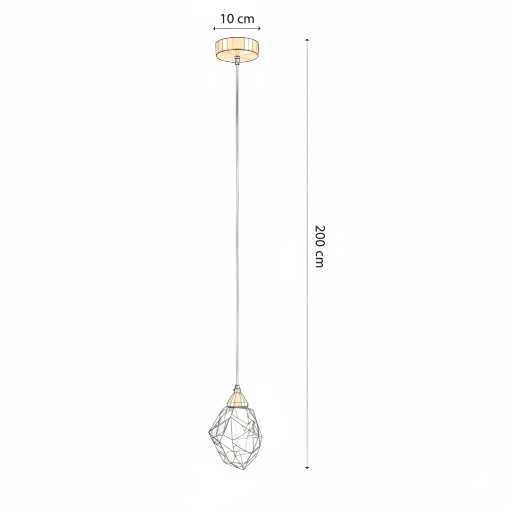 Suspension Luminaire en Cristal