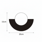 Applique Murale Demi-Lune Ronde