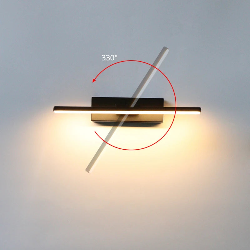 Applique murale LED 330 ° rotatif