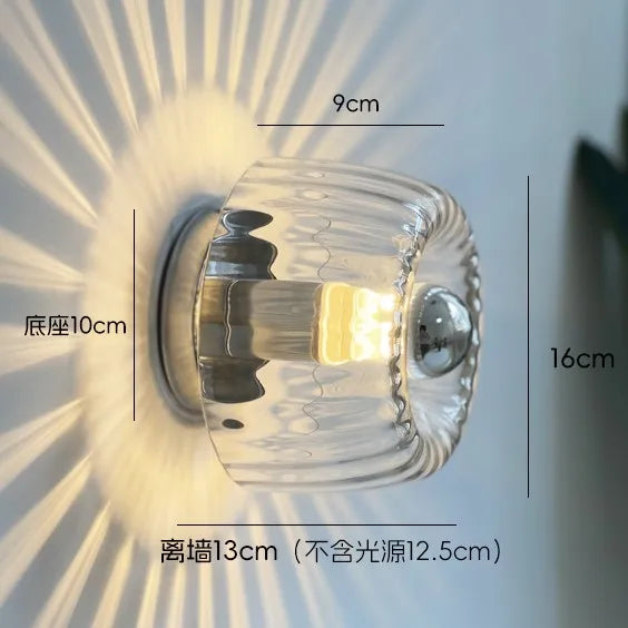 Applique Murale Décorative en Verre